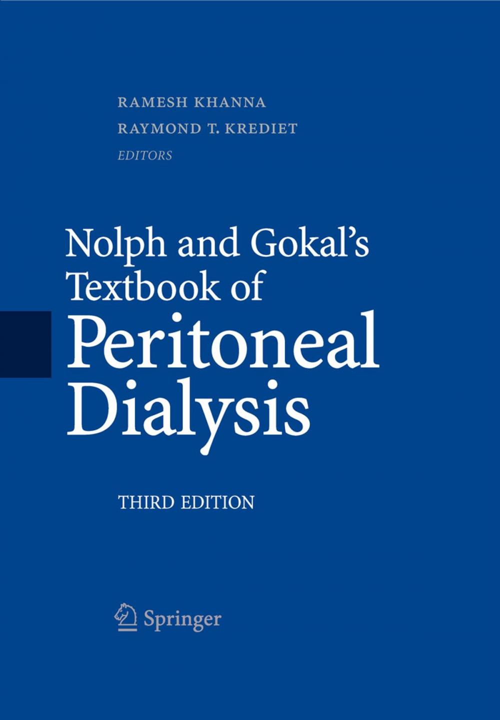 Big bigCover of Nolph and Gokal's Textbook of Peritoneal Dialysis