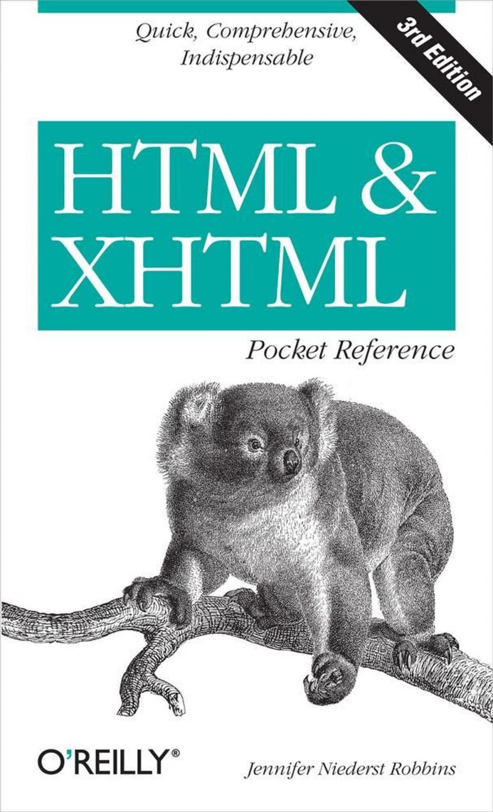 Big bigCover of HTML and XHTML Pocket Reference