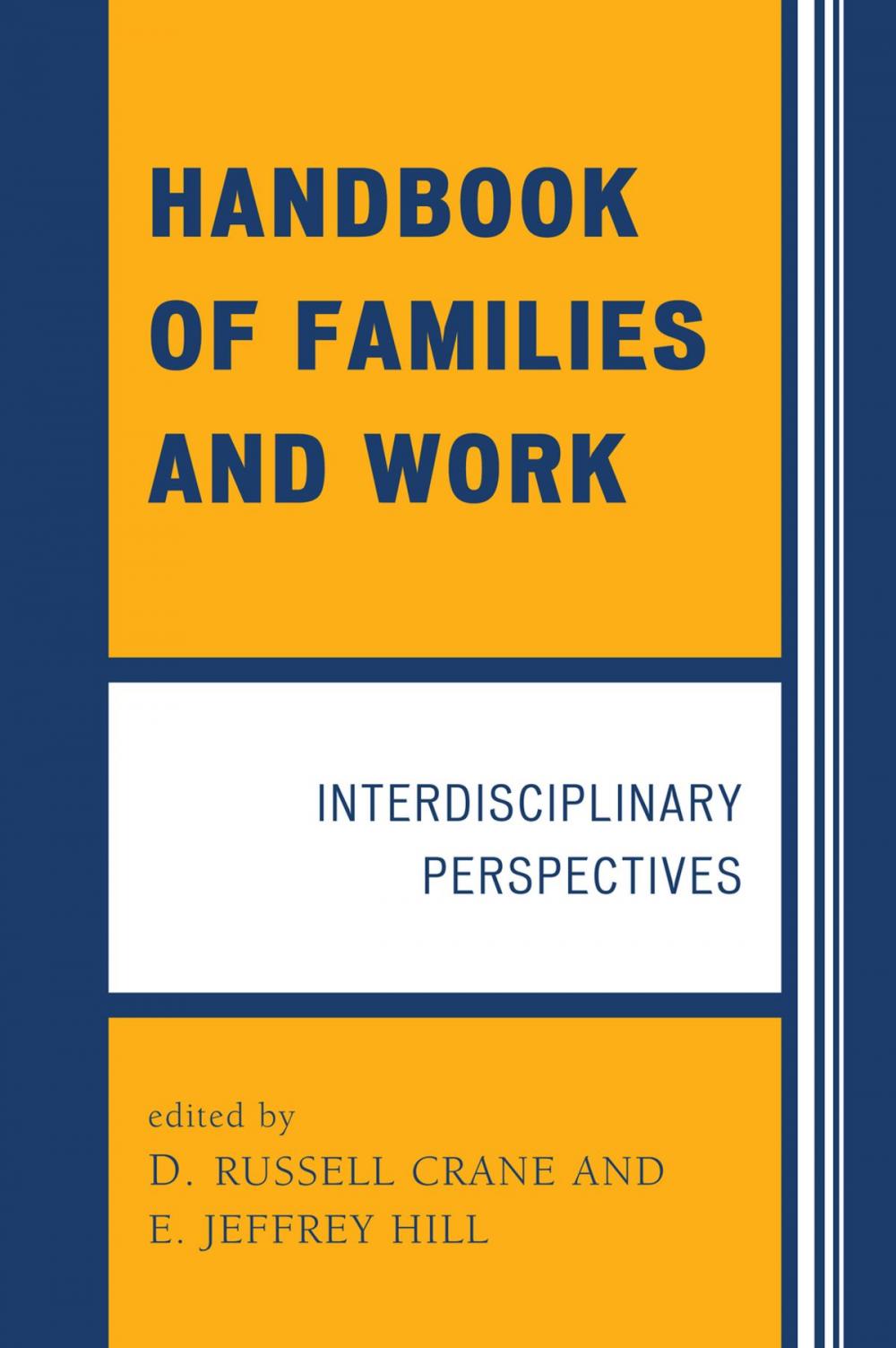 Big bigCover of Handbook of Families and Work