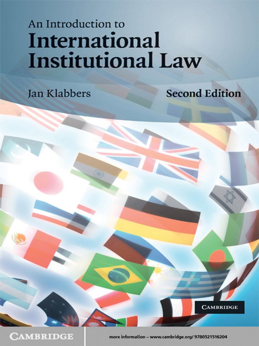 Big bigCover of An Introduction to International Institutional Law