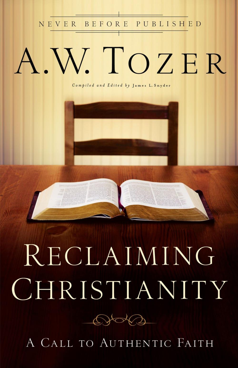 Big bigCover of Reclaiming Christianity