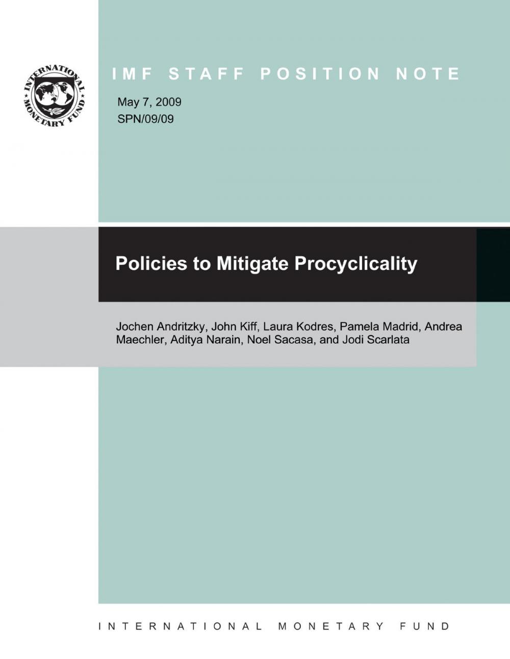 Big bigCover of Policies to Mitigate Procyclicality