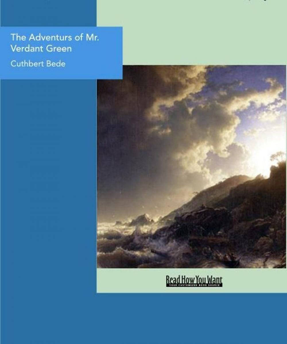 Big bigCover of The Adventurs Of Mr. Verdant Green