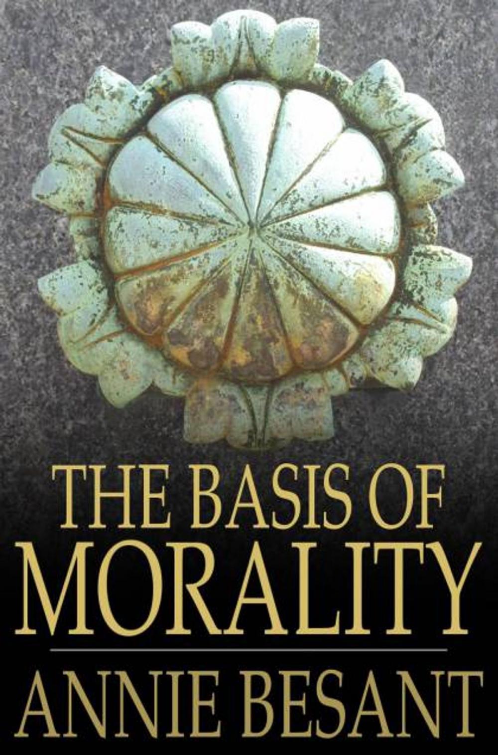 Big bigCover of The Basis of Morality