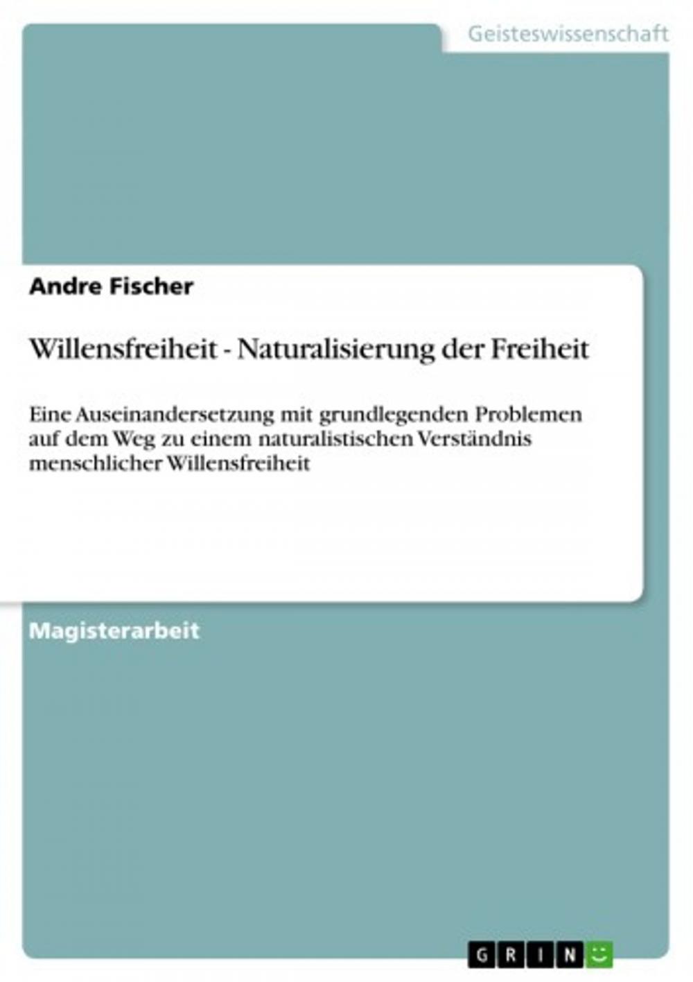 Big bigCover of Willensfreiheit - Naturalisierung der Freiheit