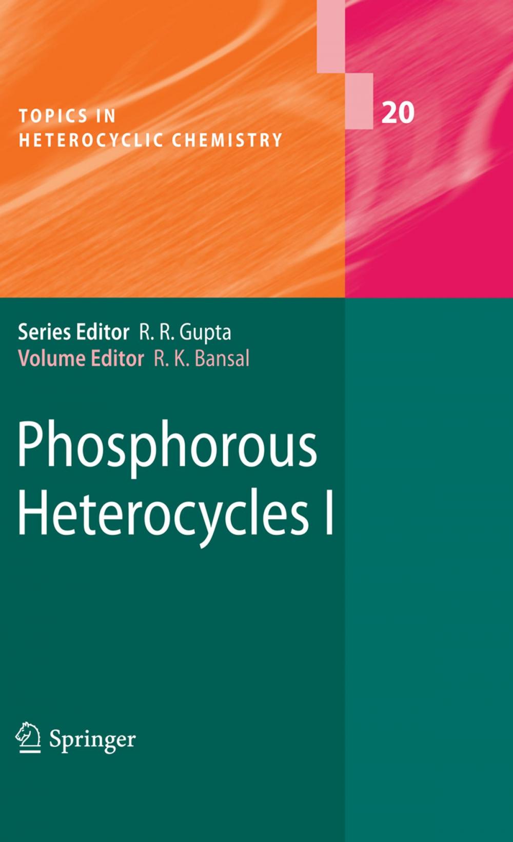 Big bigCover of Phosphorous Heterocycles I