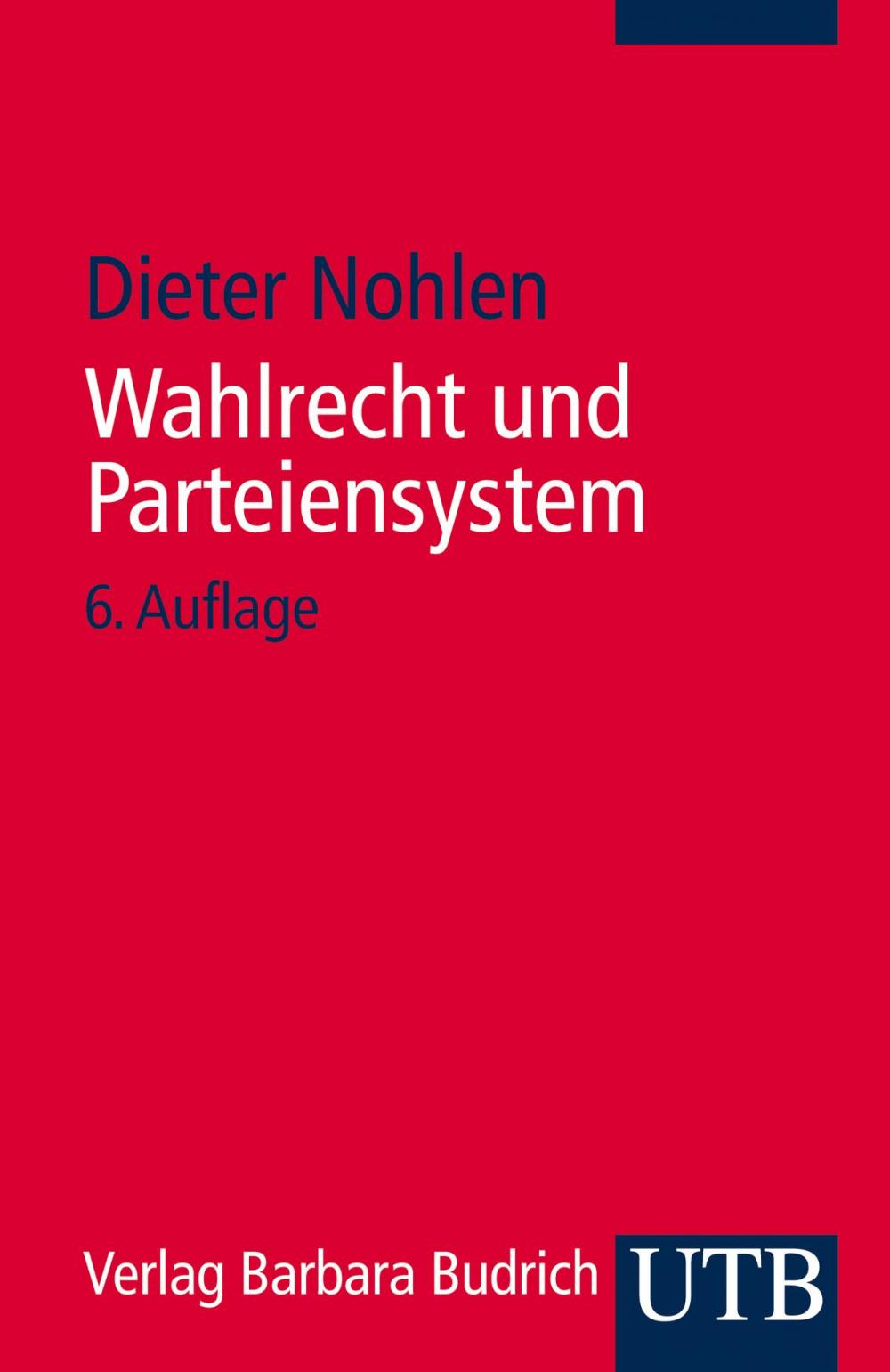 Big bigCover of Wahlrecht und Parteiensystem