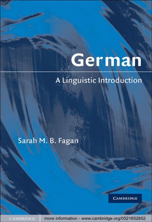 Cover of the book German by Sarah M. B. Fagan, Cambridge University Press