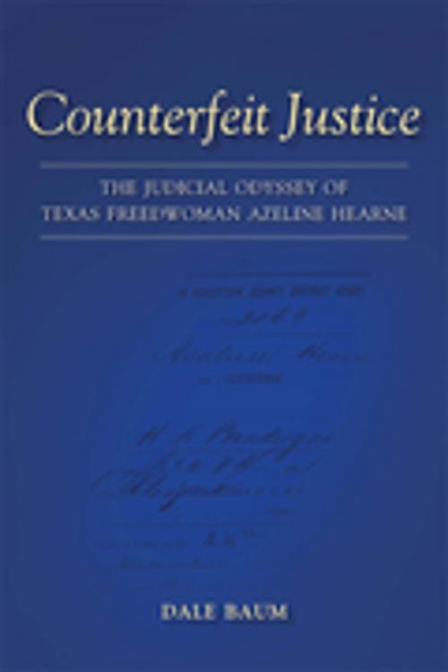 Cover of the book Counterfeit Justice by Dale Baum, LSU Press