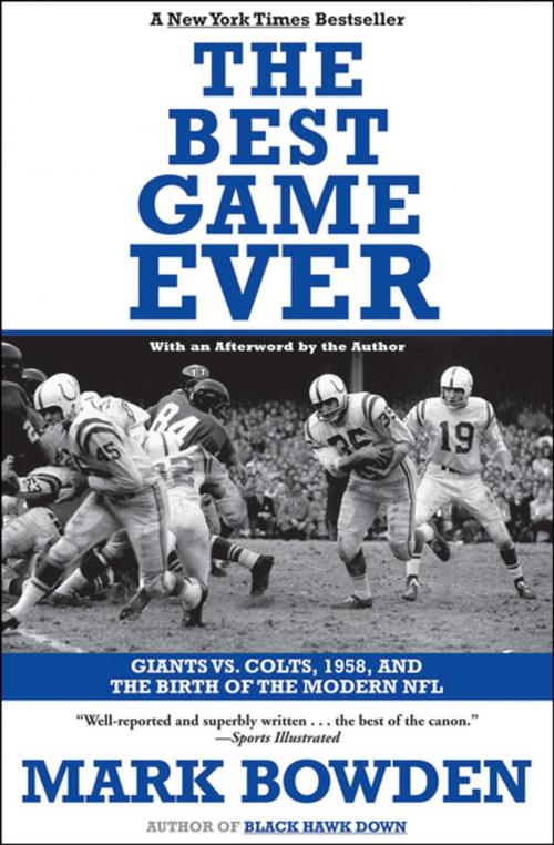 Cover of the book The Best Game Ever by Mark Bowden, Grove Atlantic