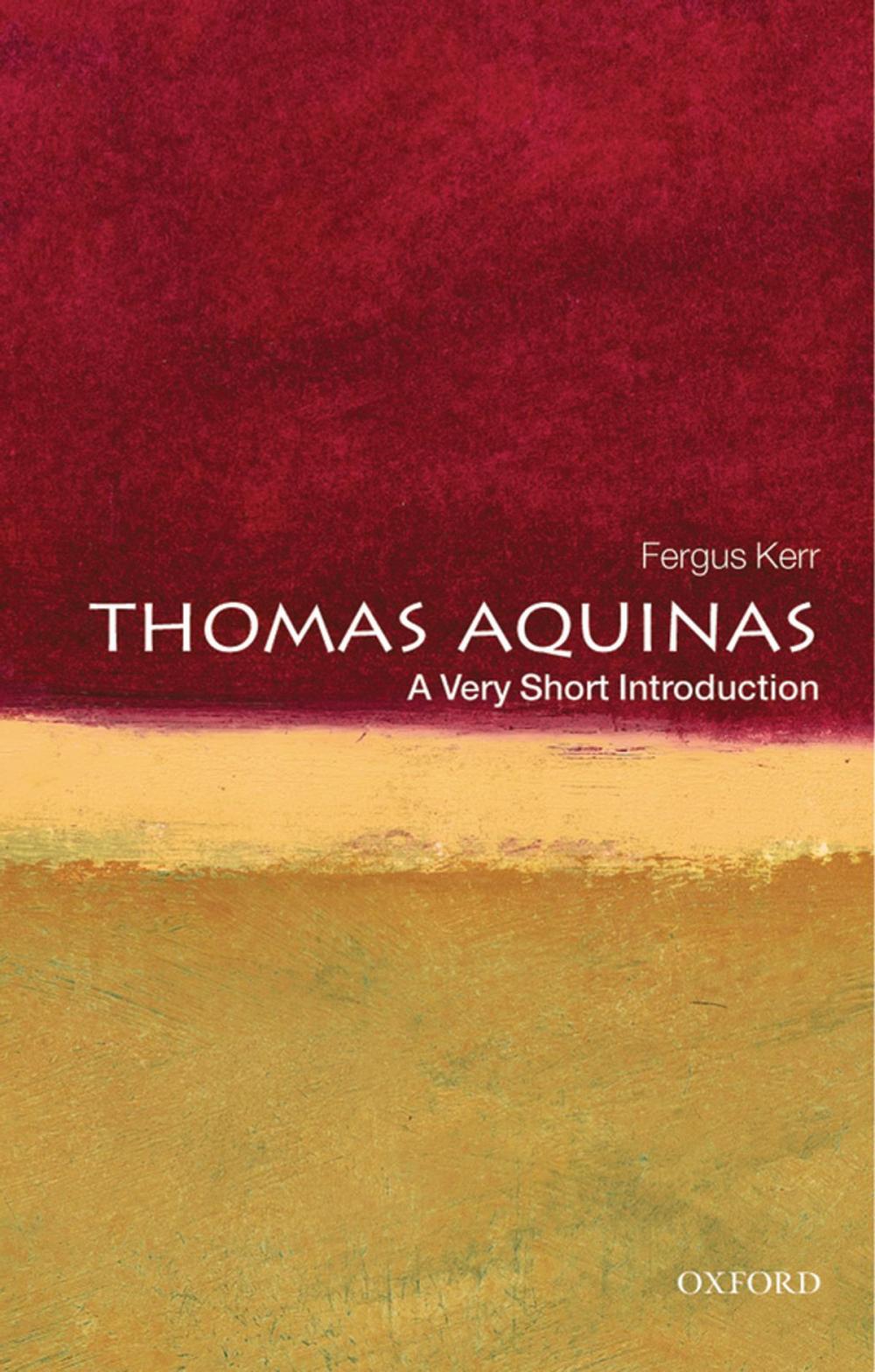 Big bigCover of Thomas Aquinas: A Very Short Introduction