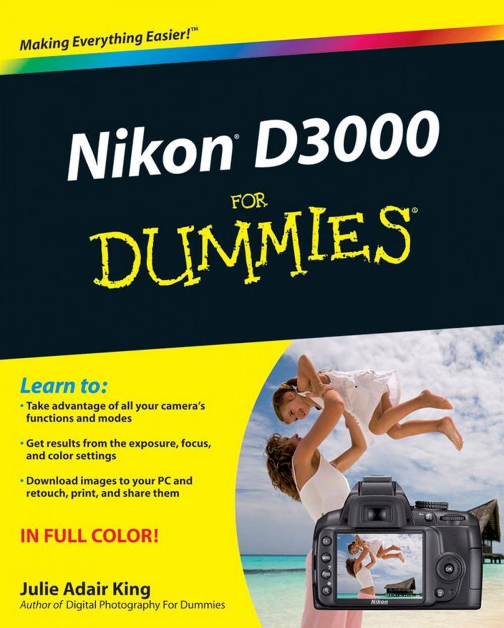 Big bigCover of Nikon D3000 For Dummies