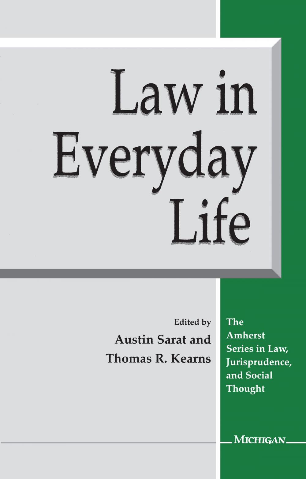 Big bigCover of Law in Everyday Life