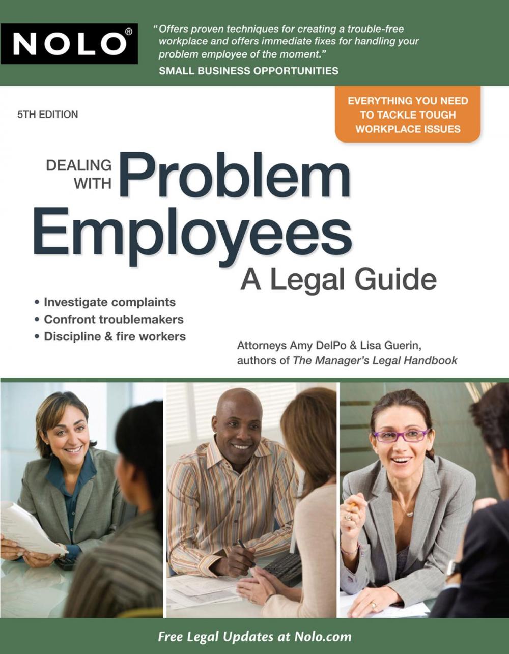 Big bigCover of Dealing With Problem Employees: A Legal Guide