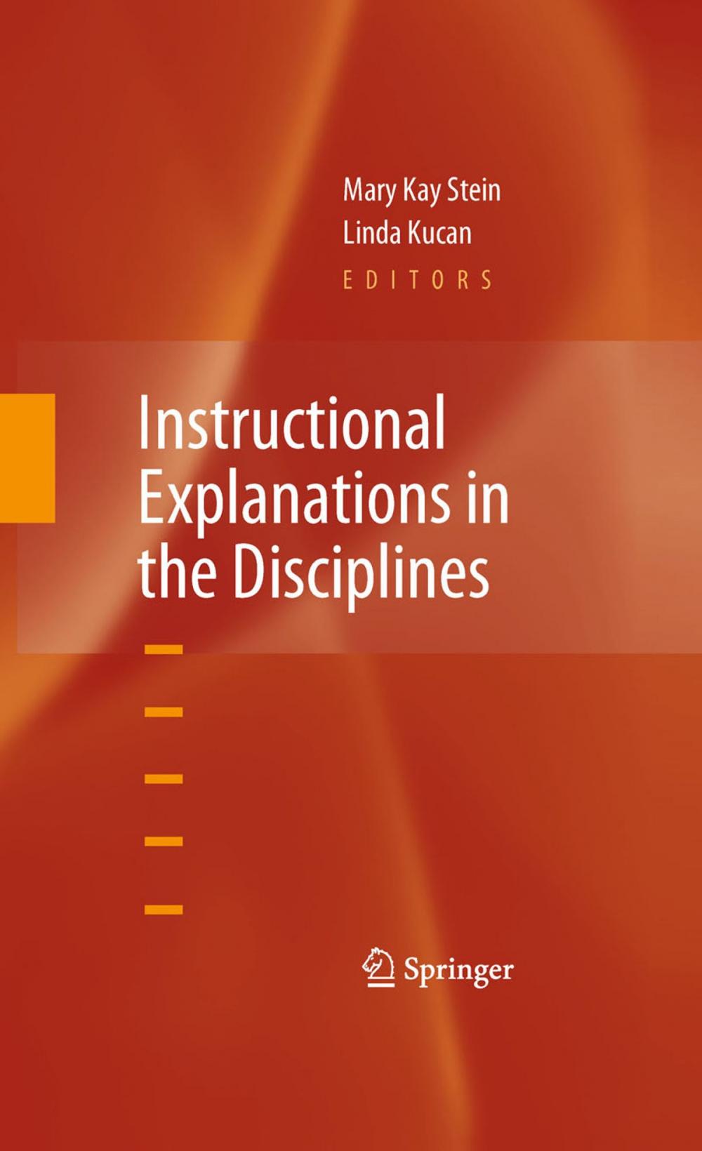 Big bigCover of Instructional Explanations in the Disciplines