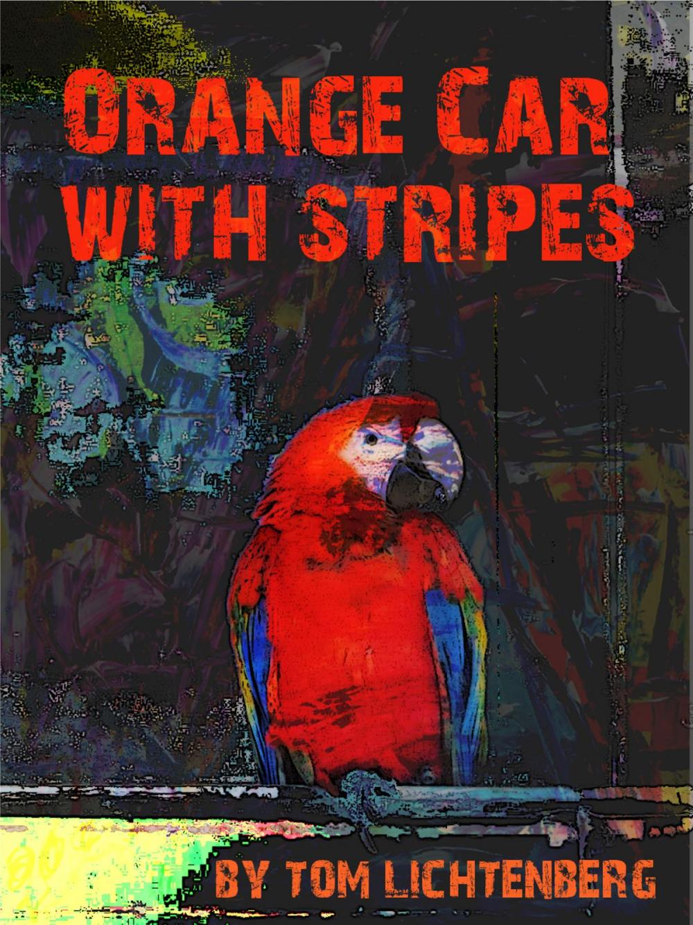 Big bigCover of Orange Car with Stripes