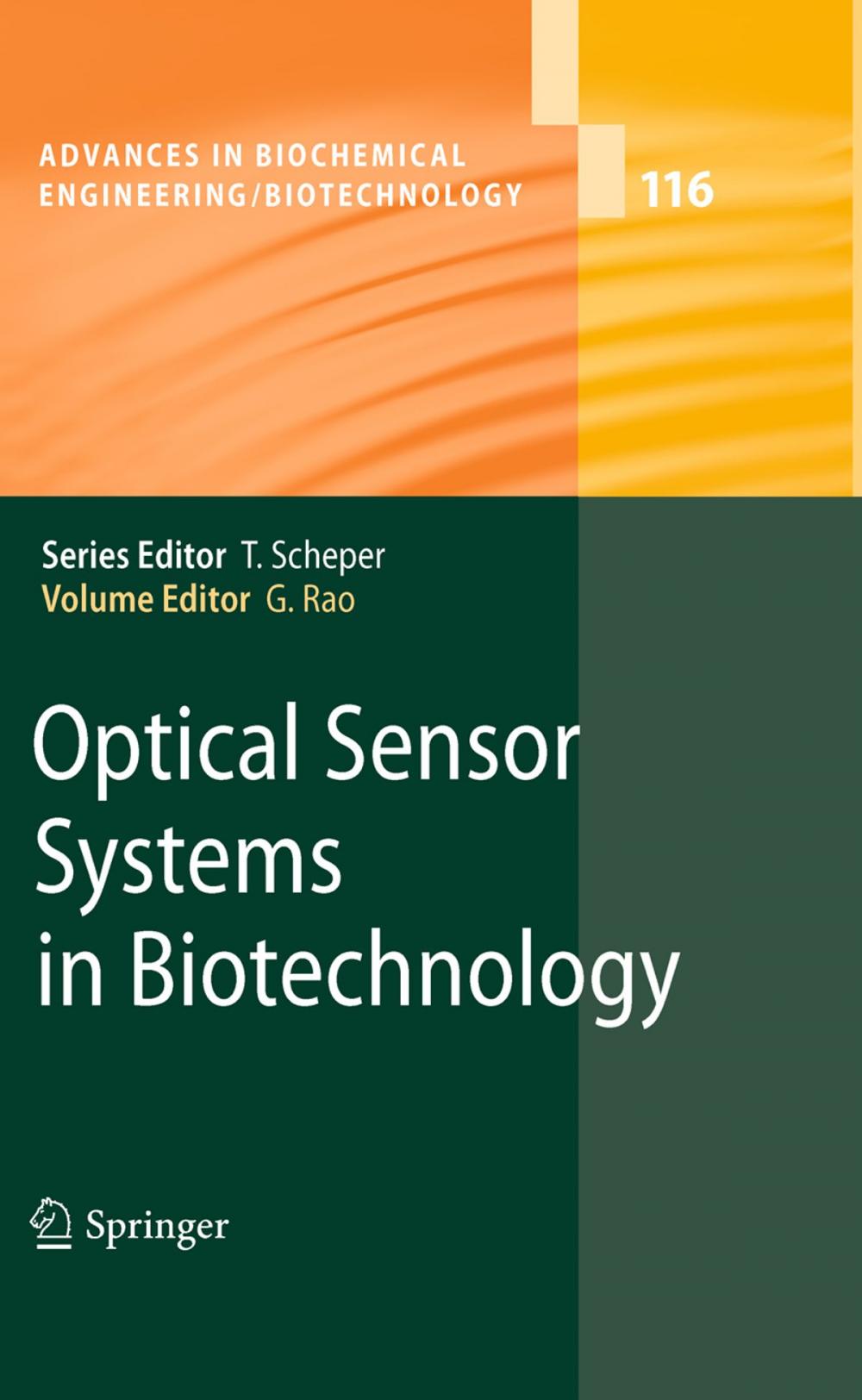 Big bigCover of Optical Sensor Systems in Biotechnology