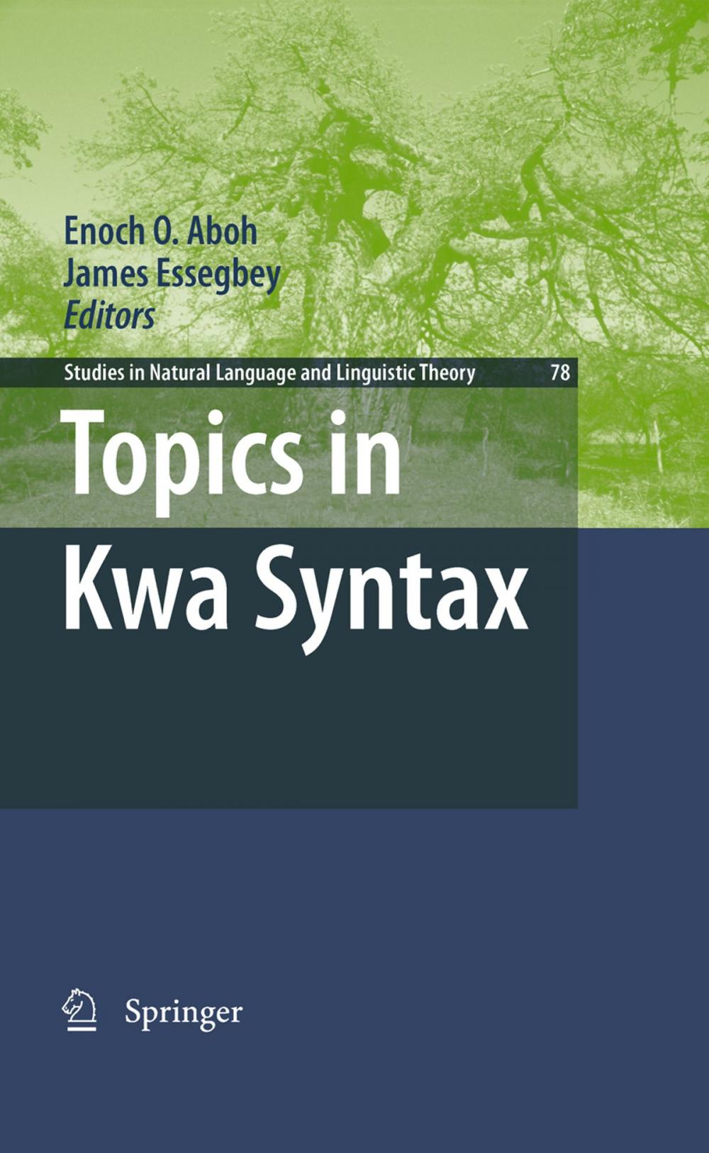 Big bigCover of Topics in Kwa Syntax