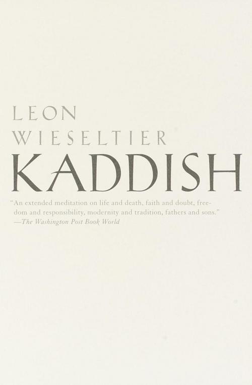 Cover of the book Kaddish by Leon Wieseltier, Knopf Doubleday Publishing Group