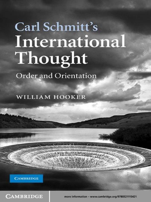 Cover of the book Carl Schmitt's International Thought by William Hooker, Cambridge University Press