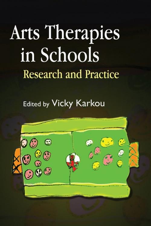 Cover of the book Arts Therapies in Schools by Jo Christensen, Cochavit Elefant, Lynn Koshland, Katrina McFerran, Emma Pethybridge, Unnur Ottarsdottir, James Robertson, Toby Quibell, Frances Prokofiev, Ailsa Fullarton, Hilda Wengrower, Genevieve Smyth, Susan Scarth, Jo Tomlinson, Suzi Tortora, Lynn Tytherleigh, Fuyoko Takeda, Jennifer Stephenson, Jessica Kingsley Publishers