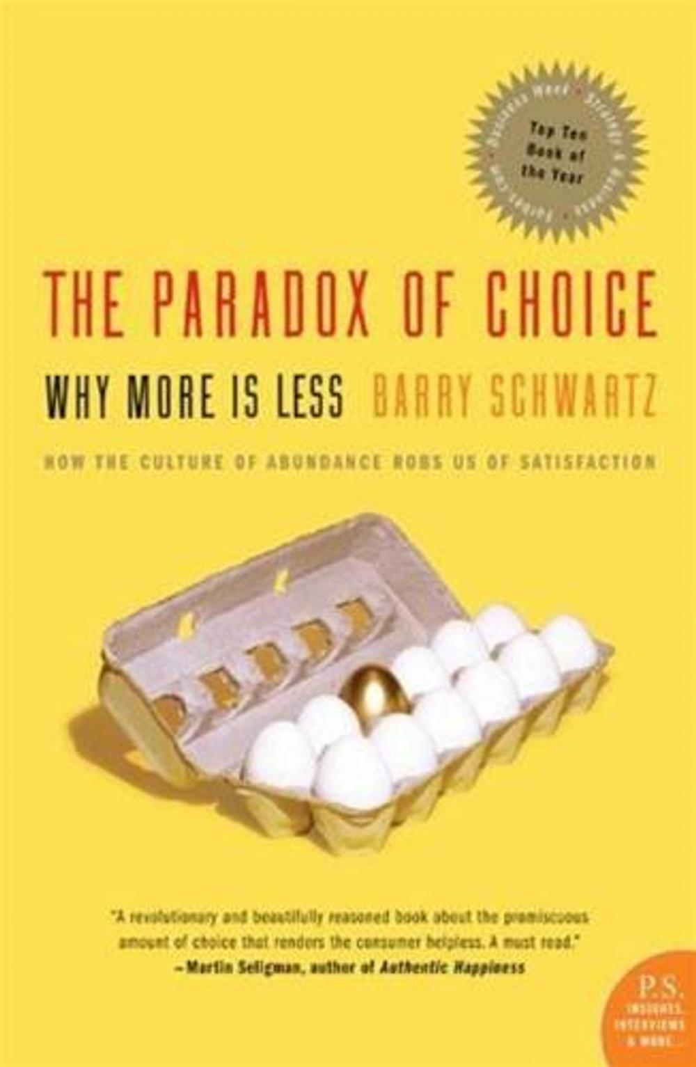 Big bigCover of The Paradox of Choice