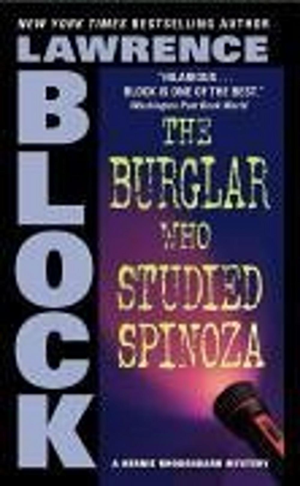 Big bigCover of The Burglar Who Studied Spinoza