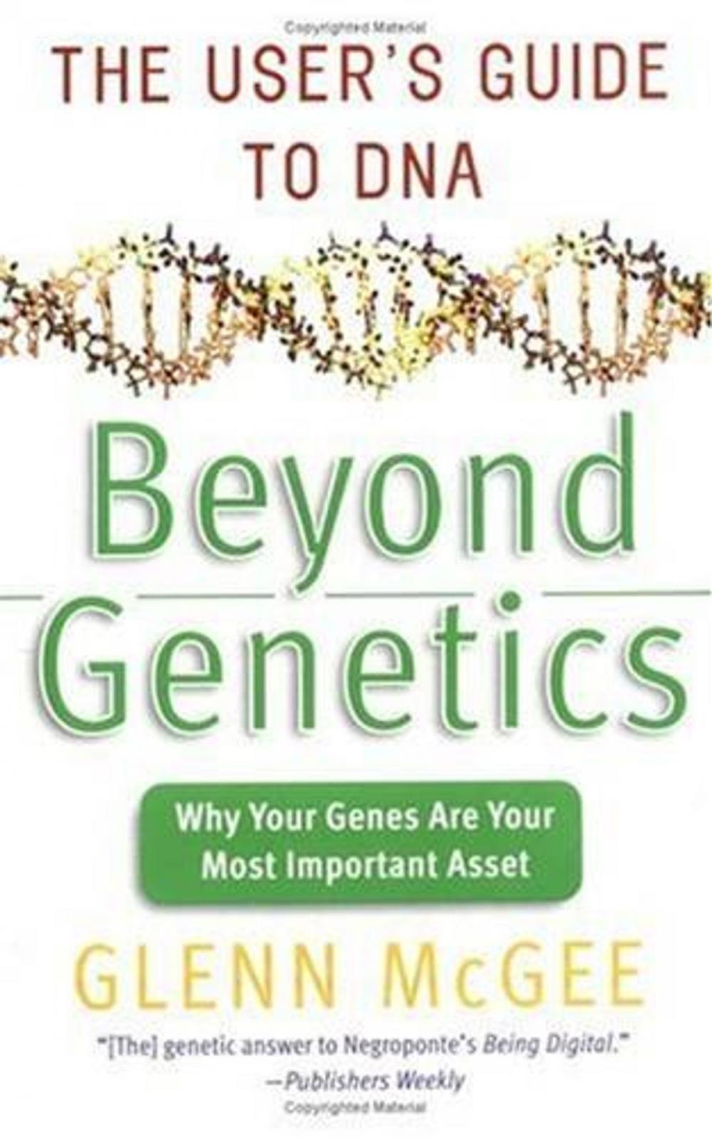 Big bigCover of Beyond Genetics