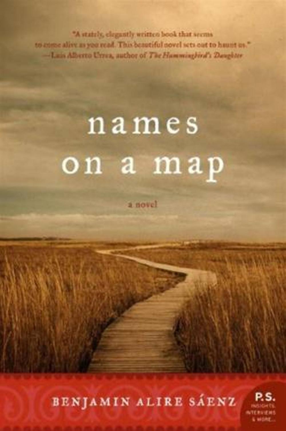 Big bigCover of Names on a Map