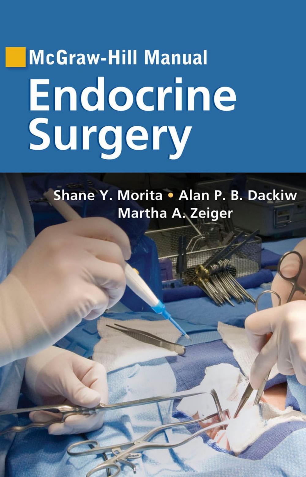 Big bigCover of McGraw-Hill Manual Endocrine Surgery