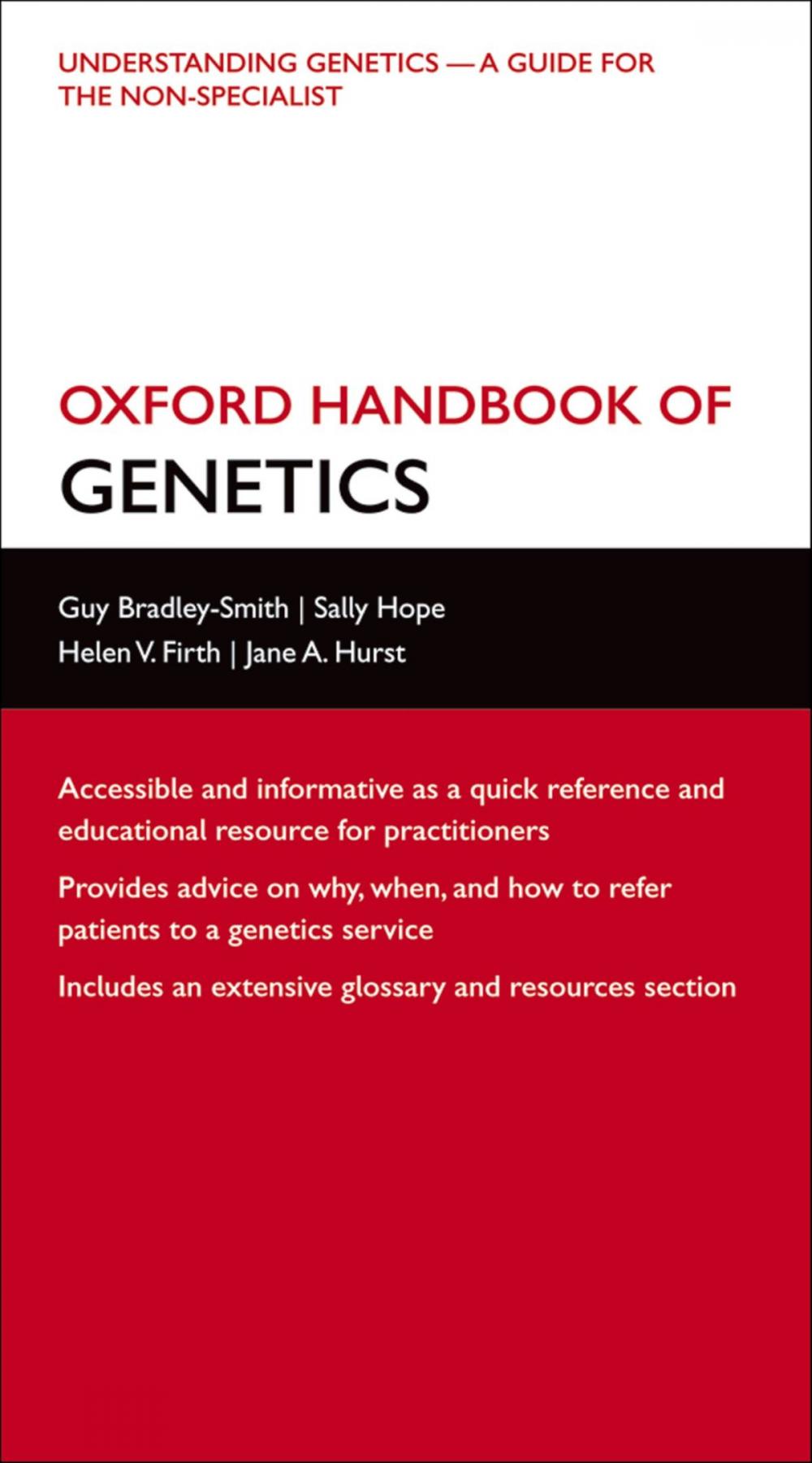 Big bigCover of Oxford Handbook of Genetics