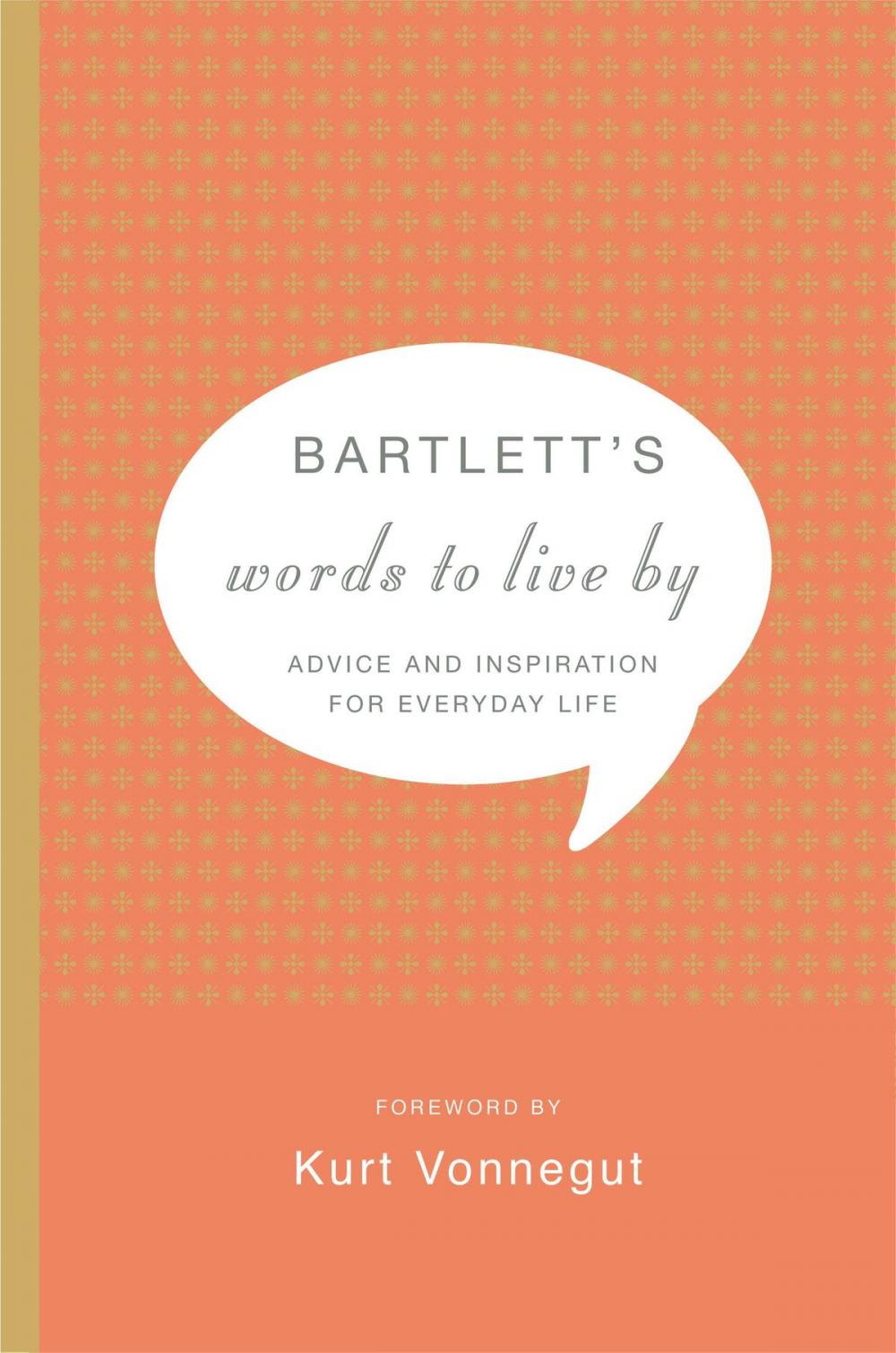 Big bigCover of Bartlett's Words to Live By