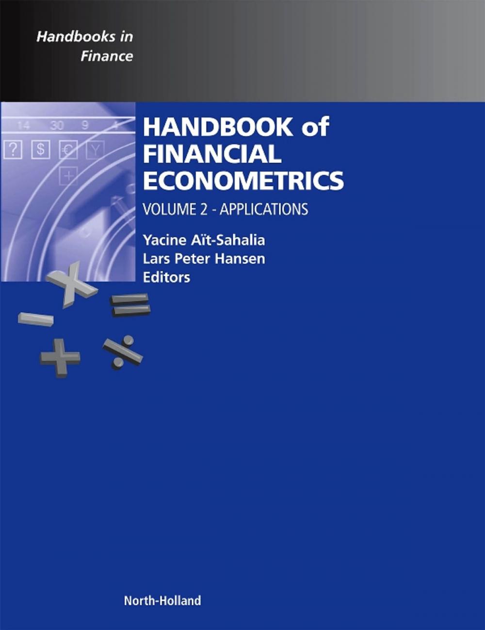 Big bigCover of Handbook of Financial Econometrics