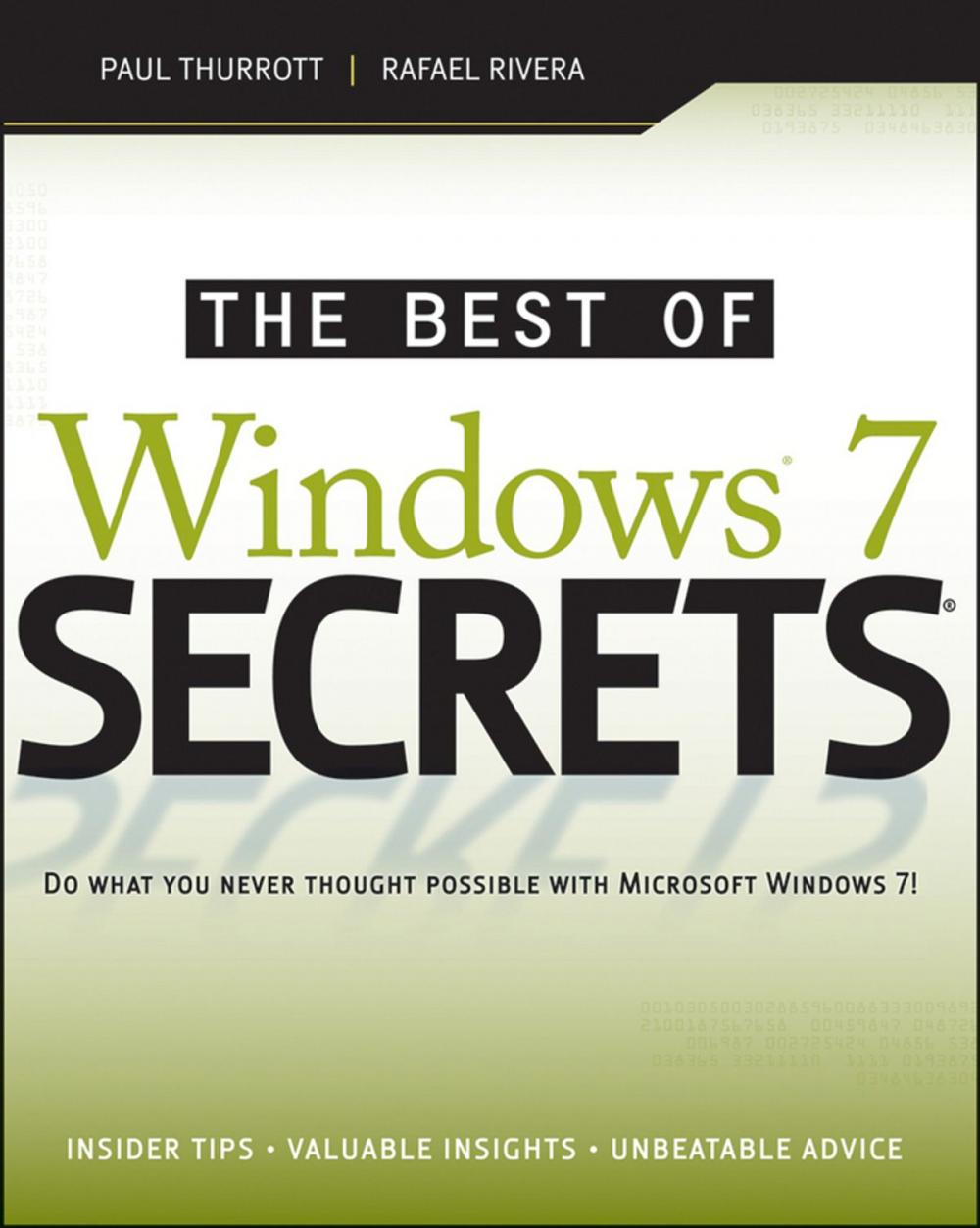 Big bigCover of The Best of Windows 7 Secrets