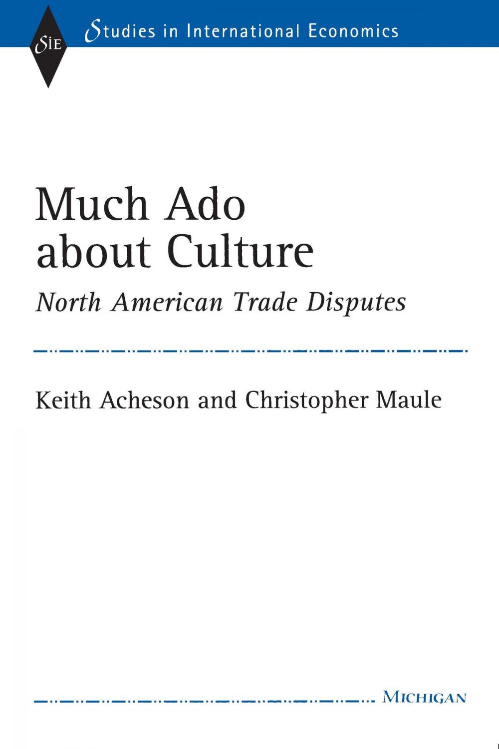 Big bigCover of Much Ado about Culture