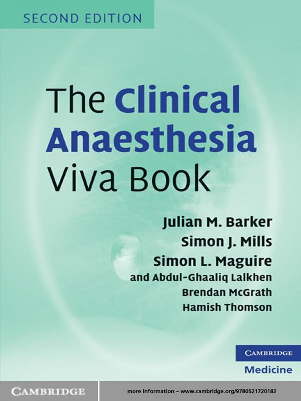 Big bigCover of The Clinical Anaesthesia Viva Book