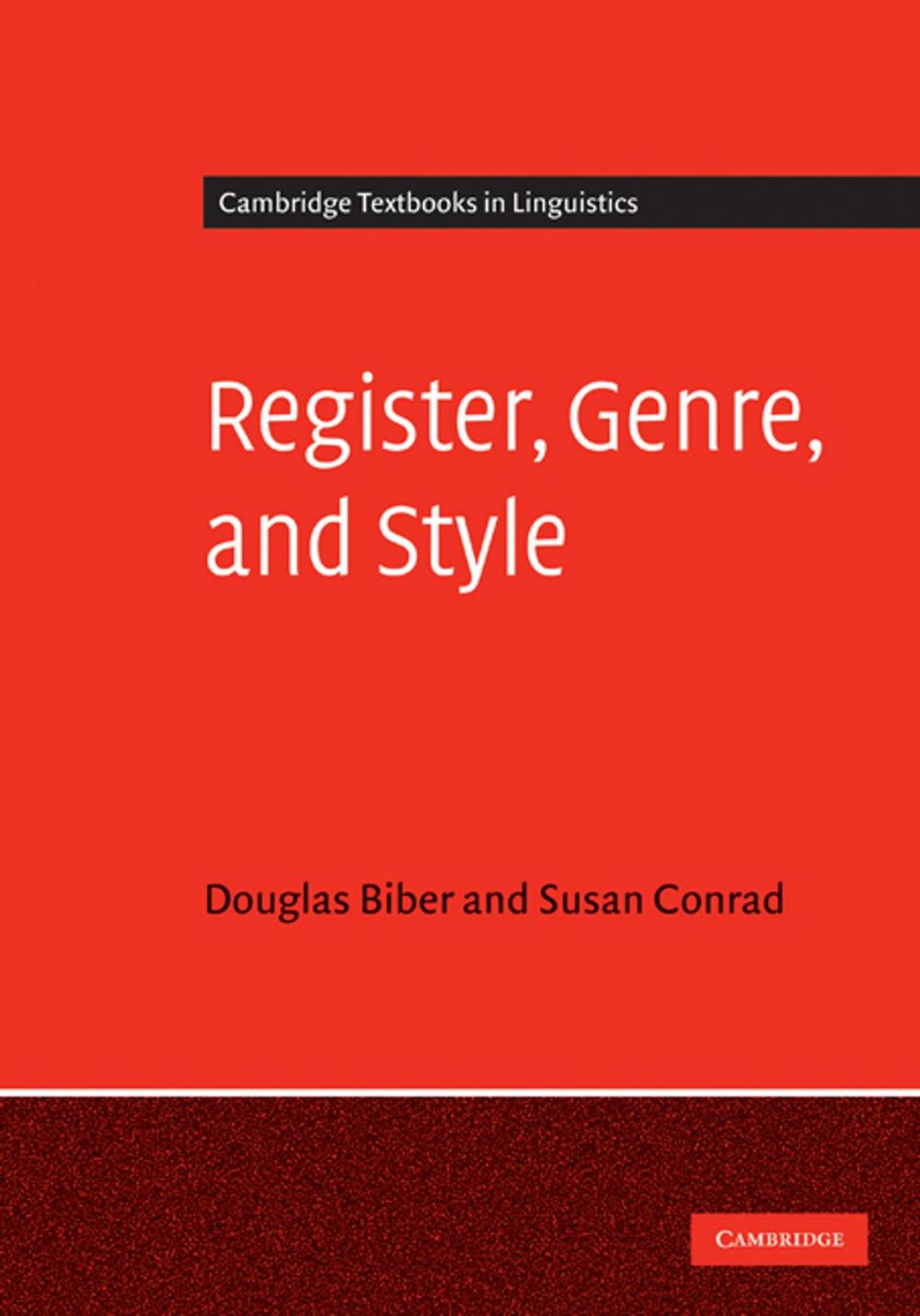 Big bigCover of Register, Genre, and Style