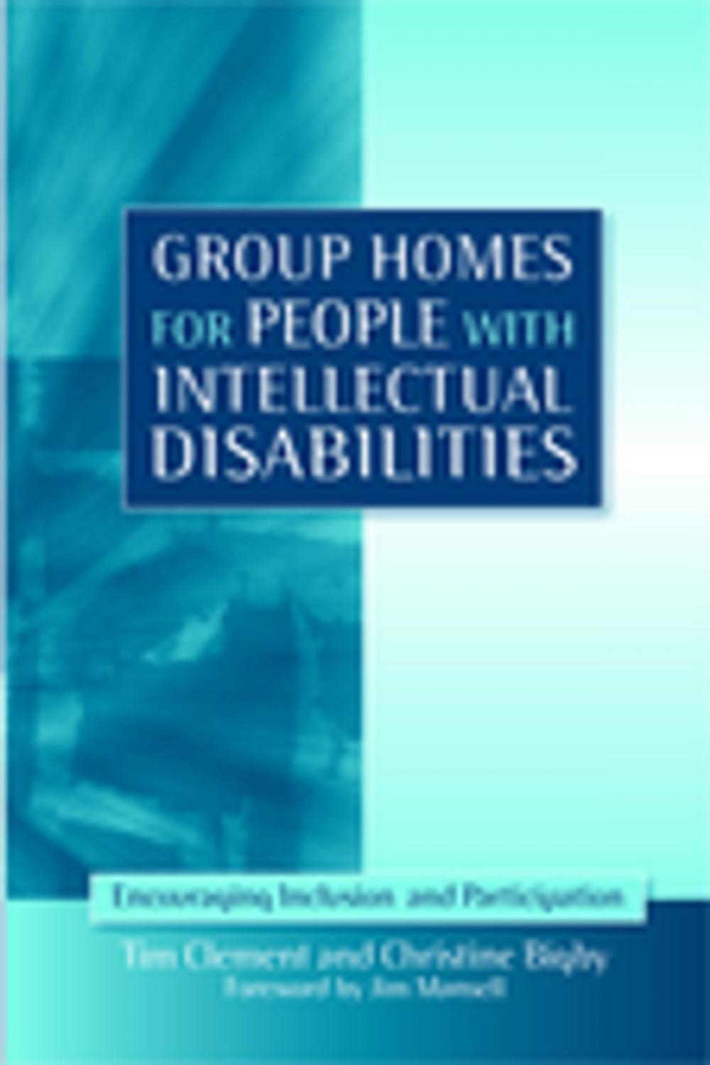 Big bigCover of Group Homes for People with Intellectual Disabilities