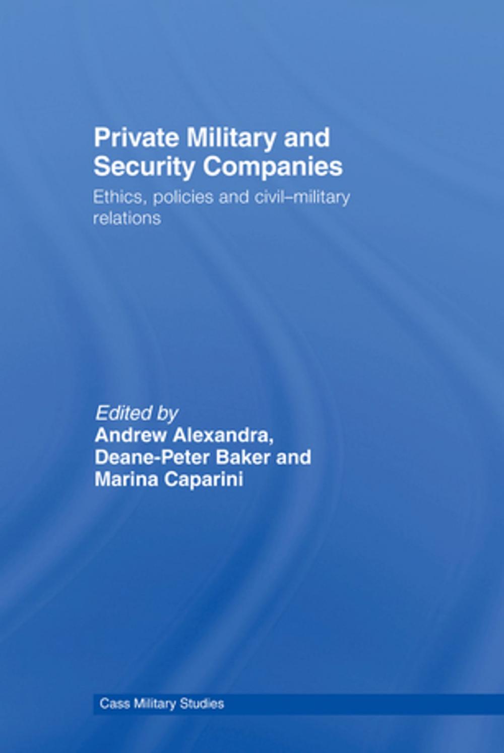 Big bigCover of Private Military and Security Companies