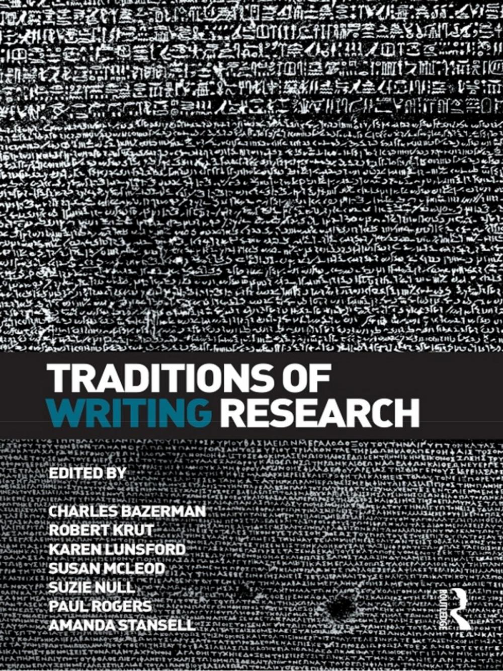 Big bigCover of Traditions of Writing Research