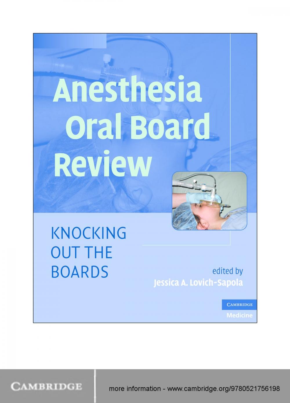 Big bigCover of Anesthesia Oral Board Review