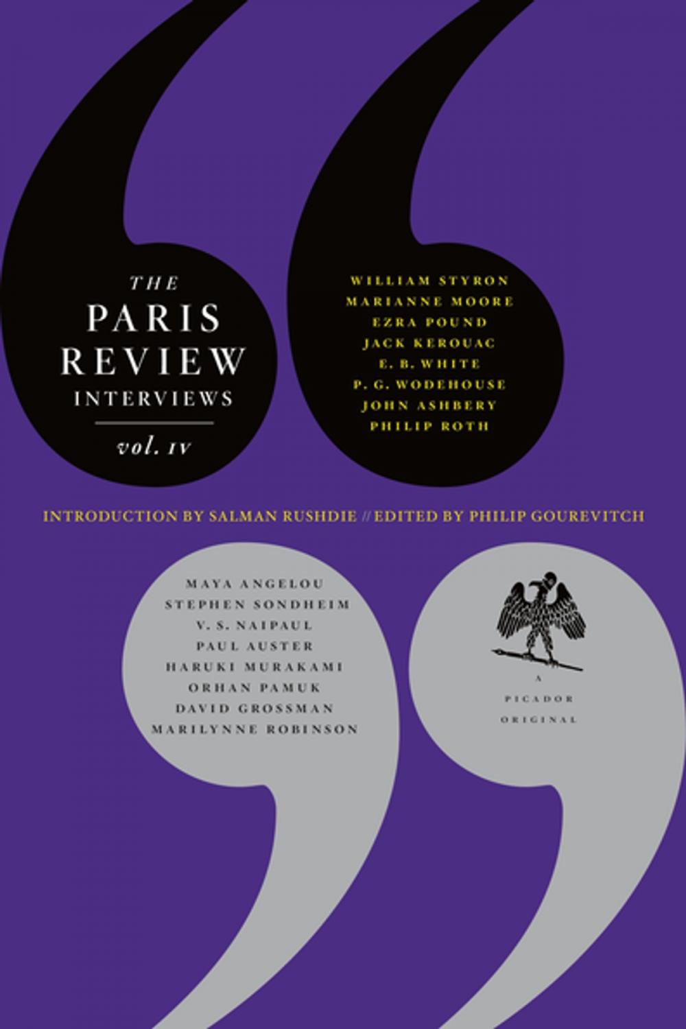 Big bigCover of The Paris Review Interviews, IV