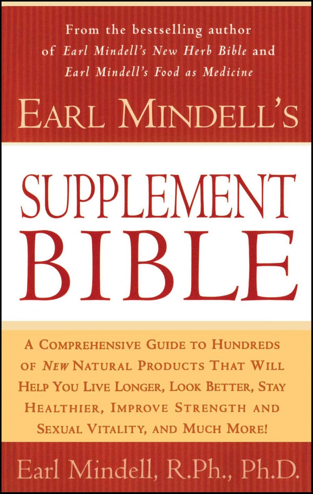 Big bigCover of Earl Mindell's Supplement Bible