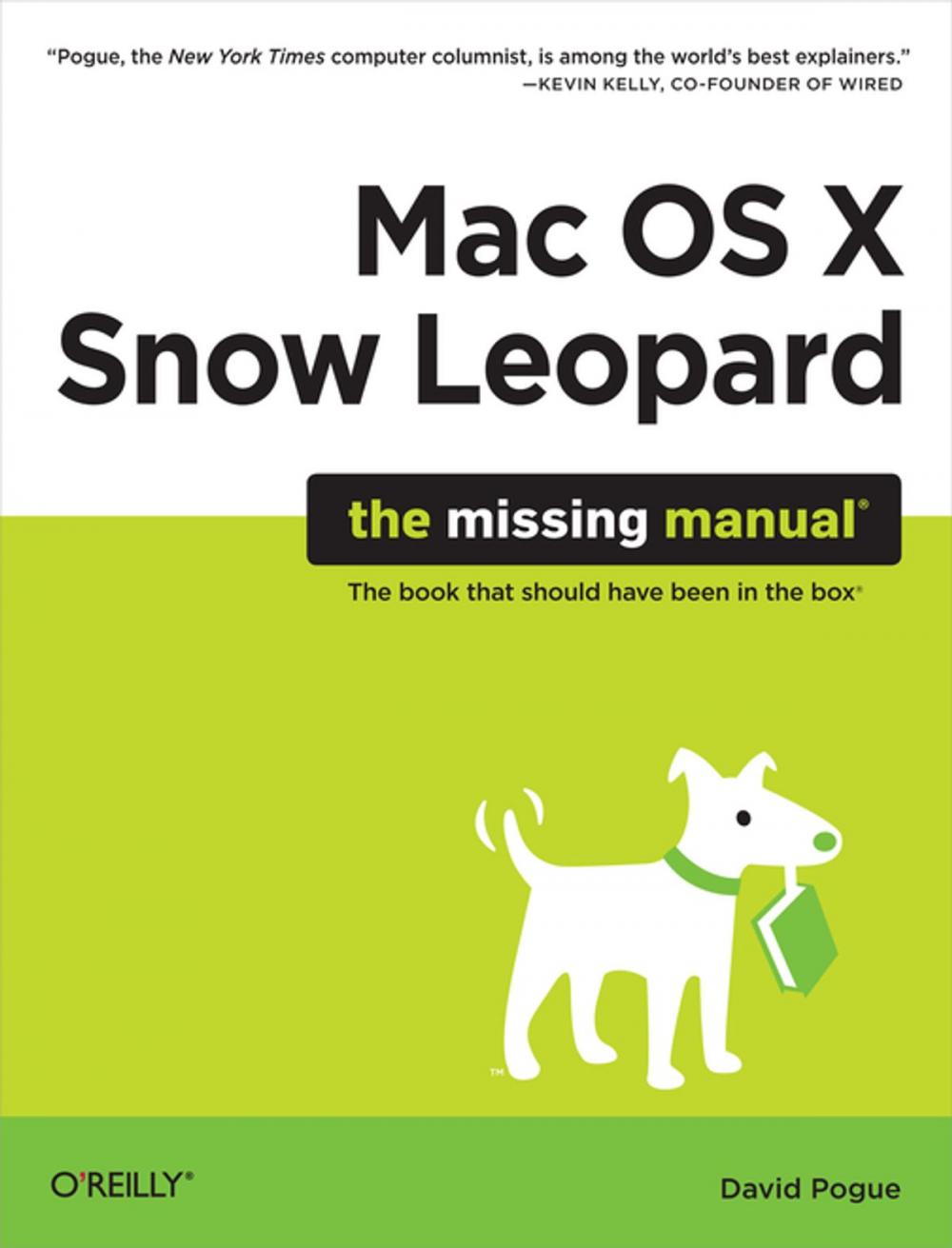 Big bigCover of Mac OS X Snow Leopard: The Missing Manual