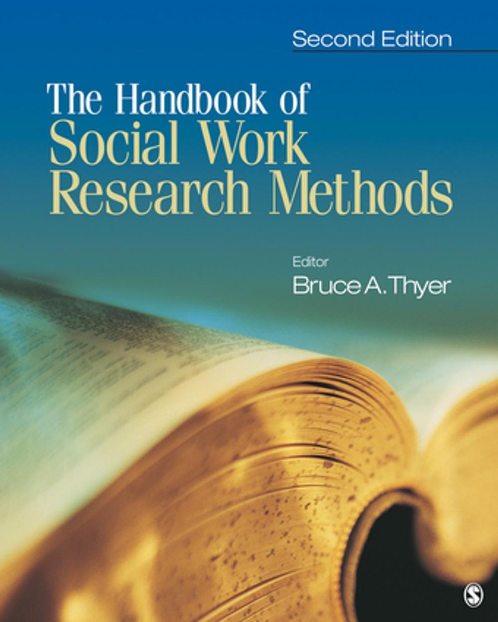 Big bigCover of The Handbook of Social Work Research Methods