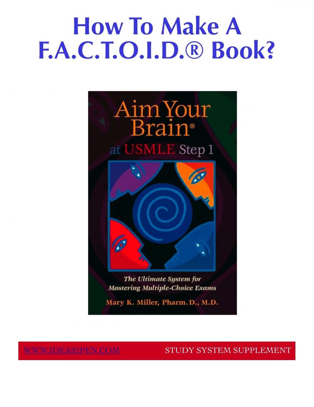 Big bigCover of How To Make A F.A.C.T.O.I.D.® Book? (Study System Supplement)