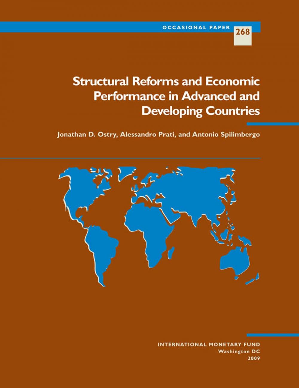 Big bigCover of Structural Reforms and Economic Performance in Advanced and Developing Countries