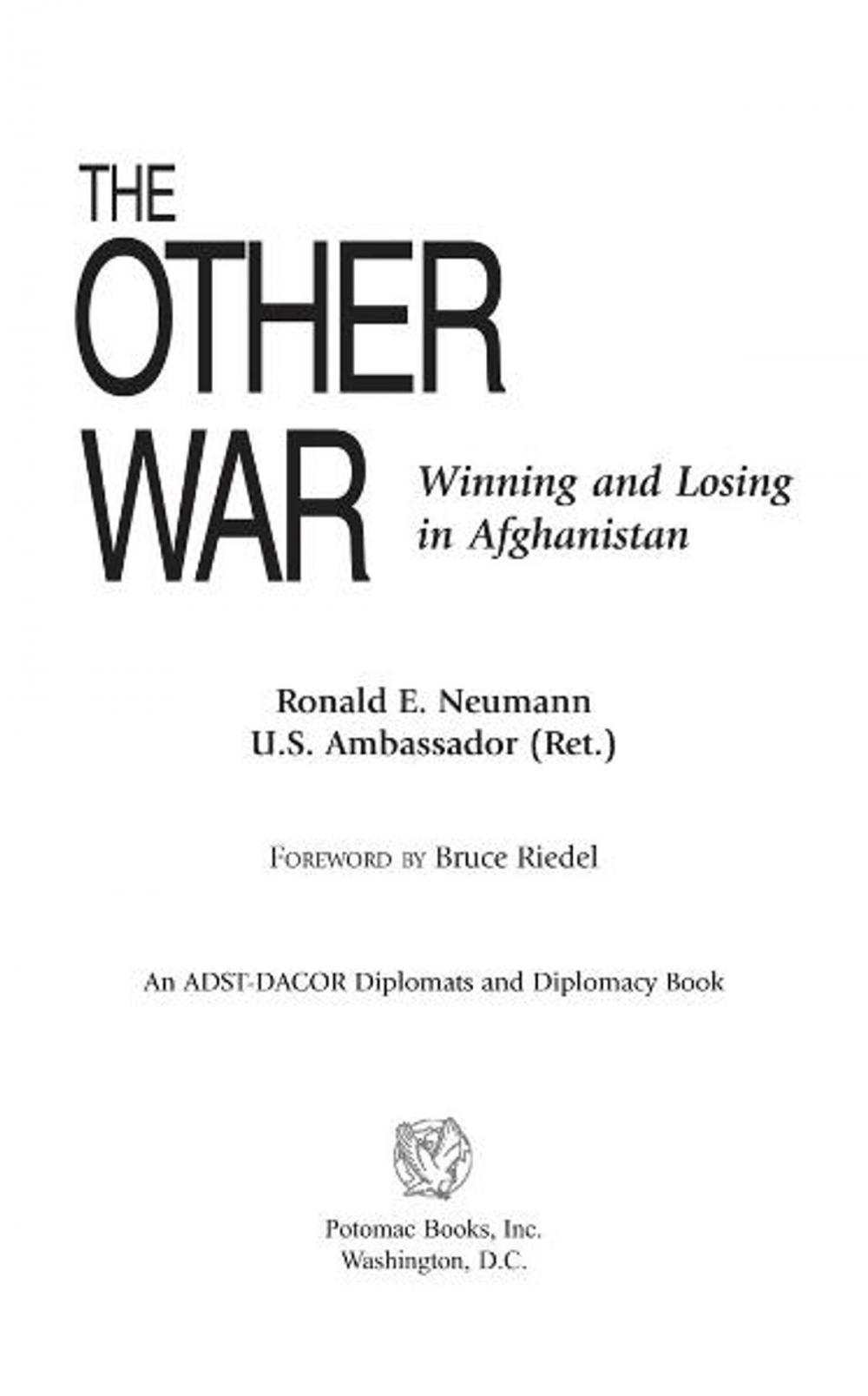 Big bigCover of The Other War: Winning and Losing in Afghanistan