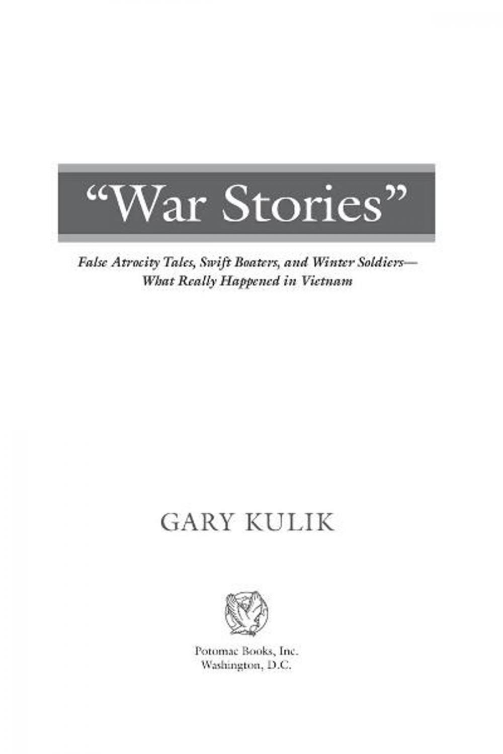 Big bigCover of War Stories