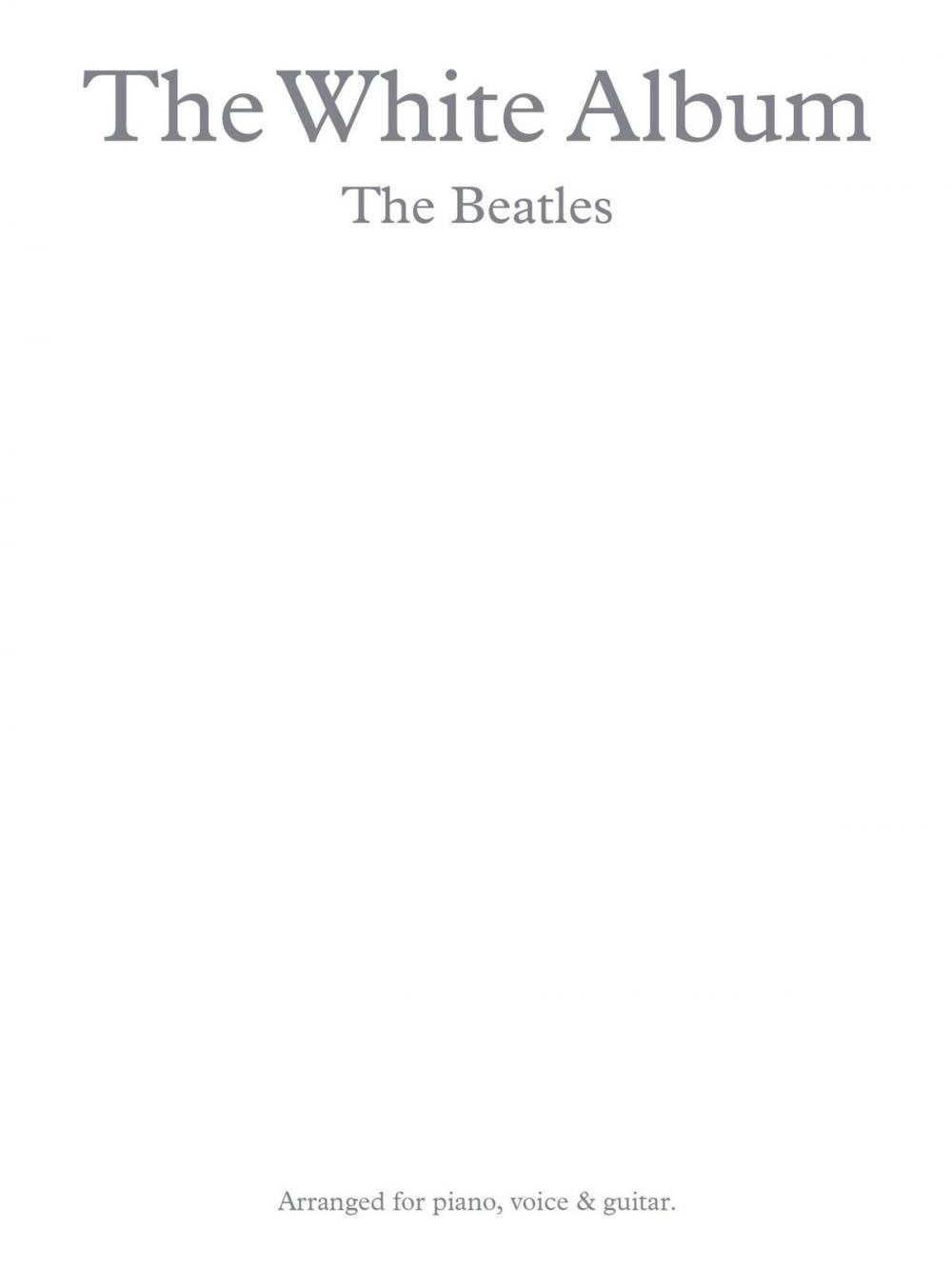 Big bigCover of The Beatles: The White Album (PVG)